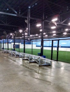 1/2" Glass soccer field, Outside View 